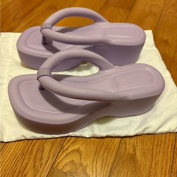 NWOT Melissa Women's Light Purple Platform Sandals - Picture 4 of 7